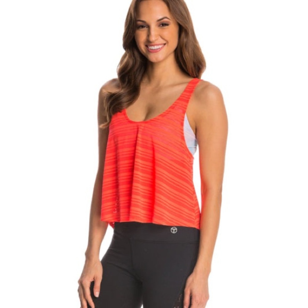 Onzie black sheer
Open Cross Yoga Crop Tank Top